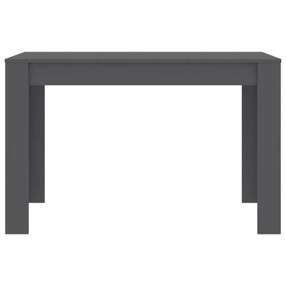 Mesa De Comedor De Aglomerado Gris 120x60x76 Cm_2
