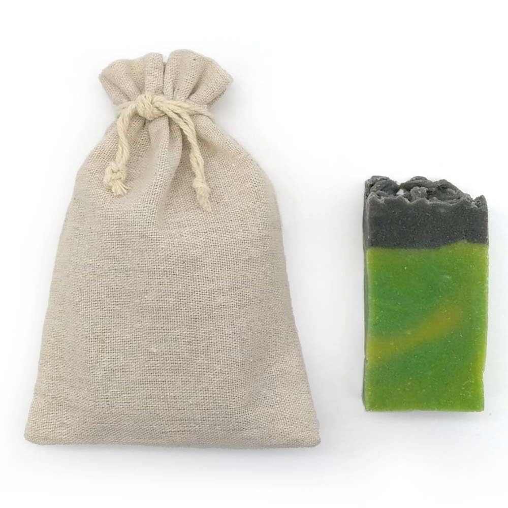 Jabón Natural Aguacate 90g En Bolsa Regalo De Yute - Hidrata Pieles Muy Secas Y Escamosas - Regenera La Piel Envejecida_3