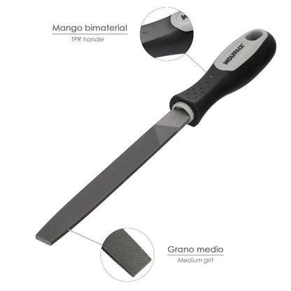 Lima Con Mango Plana Punta Entrefina 8