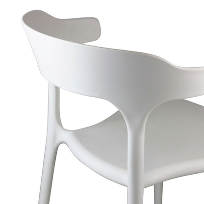 Silla De Exterior Apilable Madonna 74,3x47x47cm Thinia Home_2