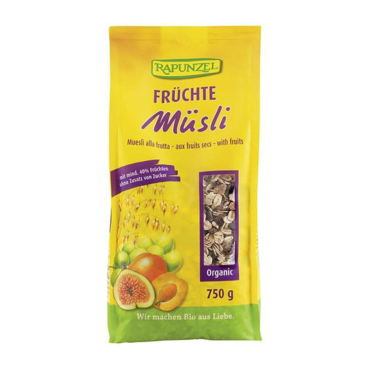 Muesli de Fruta Rapunzel, 750 g