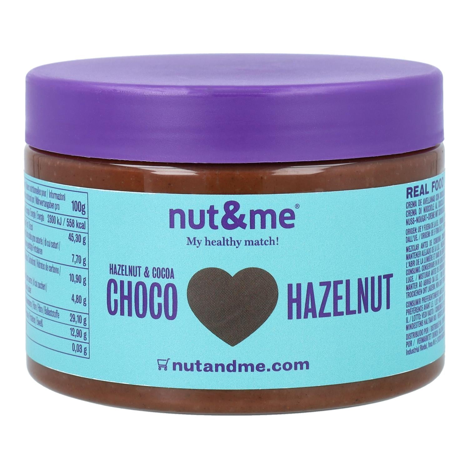 Nut&amp;me Creme de Avelã e Cacau 250g
