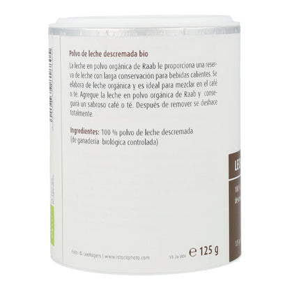 Leite em pó biológico Raab 125g