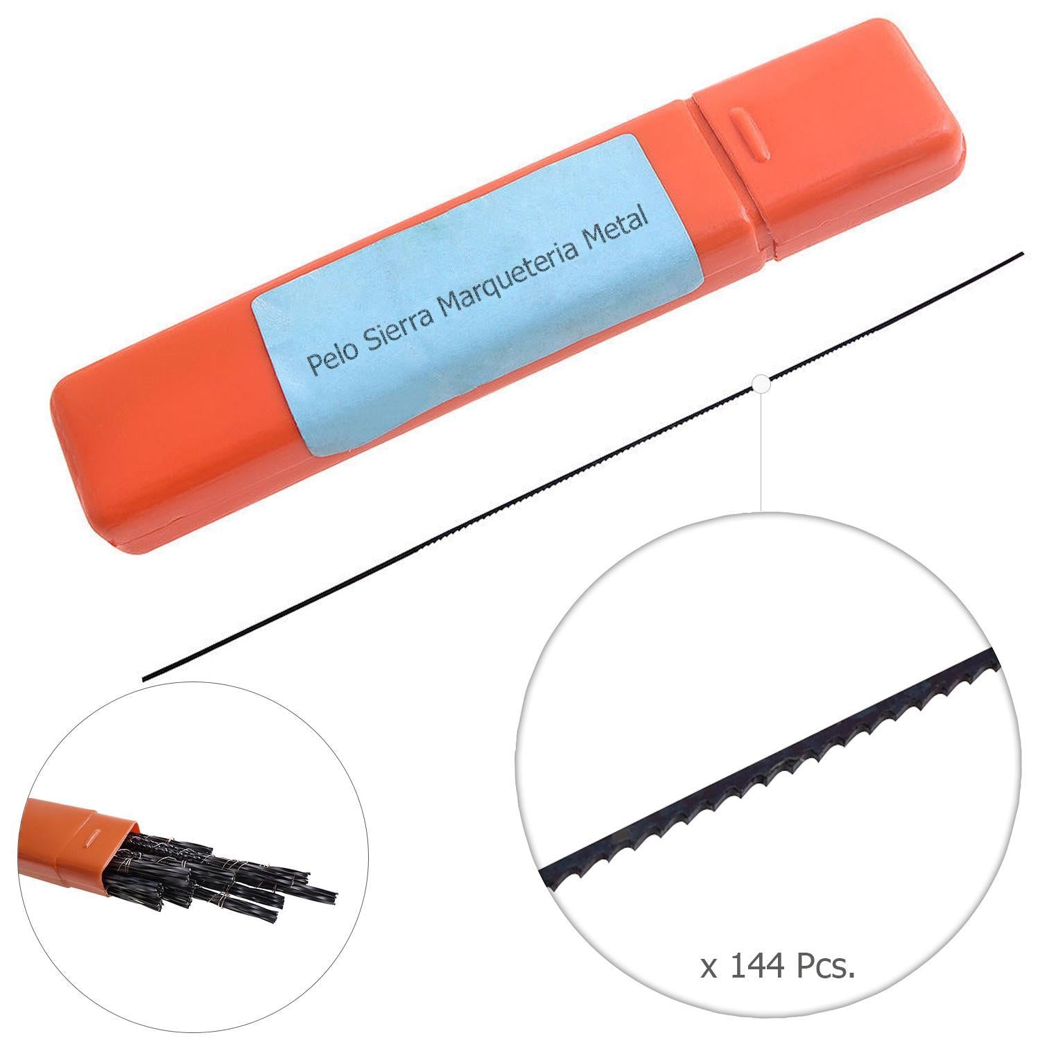 Pelo Sierra Marqueteria Metal  5-13 (estuche 144 Pzas.)