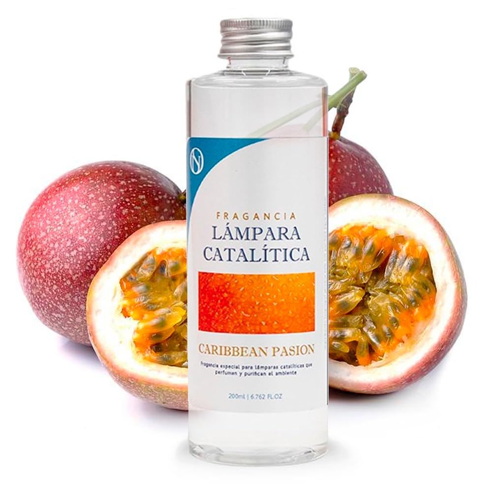 Fragancia Para Lámpara Catalítica Aroma Caribbean Passion (200ml) - Elimina Malos Olores E Impurezas, Perfuma Y Limpia_0
