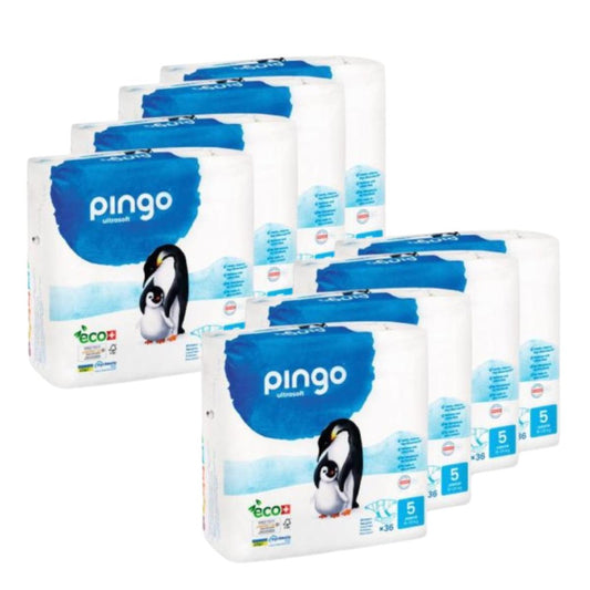 Pack Poupança Fraldas T5 (12-25kg) Pingo 288 Unidades