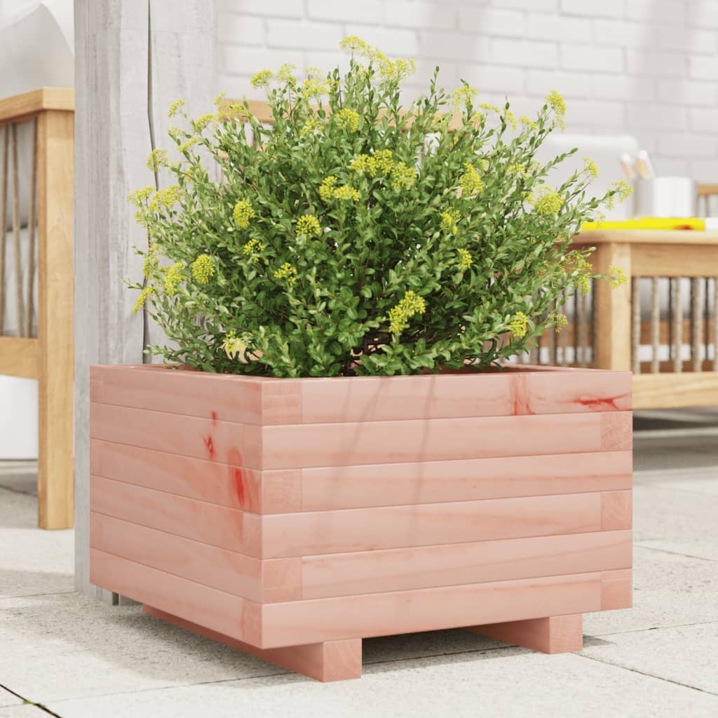 Jardinera De Madera Maciza Douglas 40x40x26,5 Cm_1