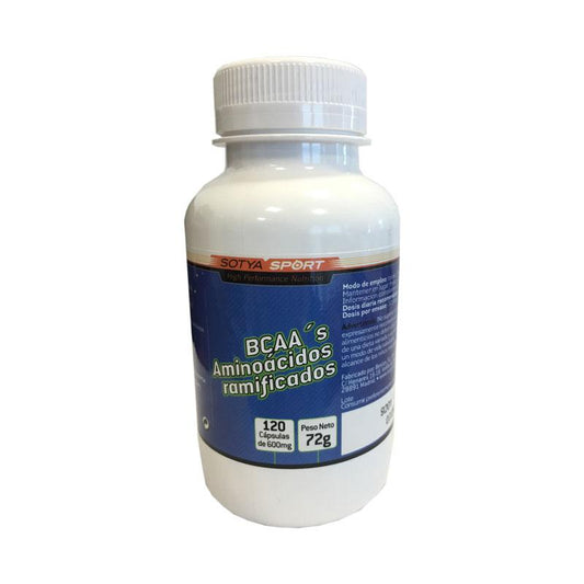 Bcaa'S (Aminoa Ramificada) Sotya 120 Cápsulas de 600Mg