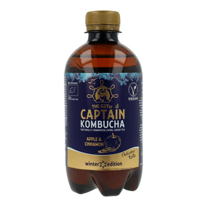 Captain Kombucha Maçã e Canela "Edição de Inverno" 400 ml