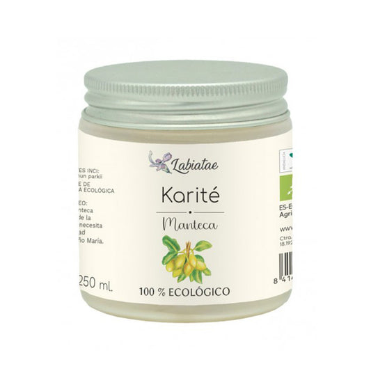 Manteiga de Karité. 100% pura em frasco de vidro. Orgânica. 250 ml.