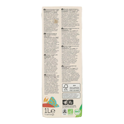 Bebida Vegetal Biológica de Aveia e Coco Lima 1L