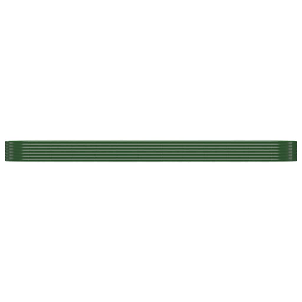 Jardinera Arriate Acero Galvanizado Verde 507x100x36 Cm_2