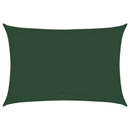 Vidaxl Toldo De Vela Verde Oscuro Hdpe 160 G/m² 3,5x5 M_0