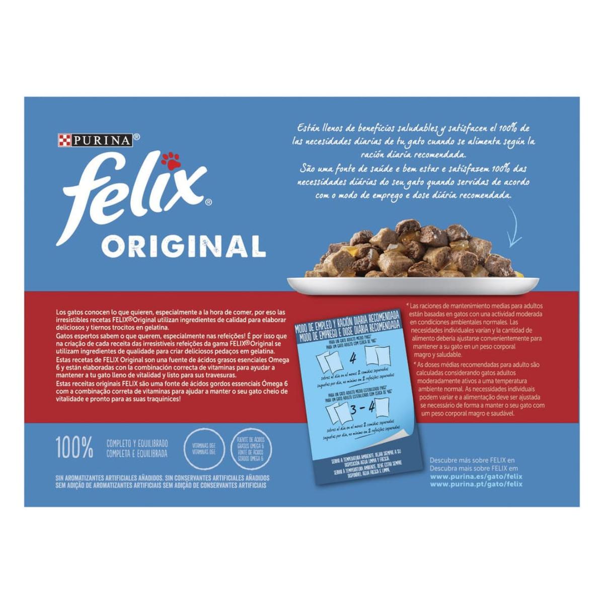 FELIX Festa Original de Sabores em Gelatina 12x85g