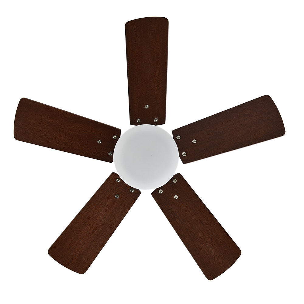 Ventilador Dc Marta 36w Cuero 5 Aspas Rev. Cerezo/nogal 41x76d 3060lm C/ Remoto , Memoria Y Temp. 3000k,4000k,6000k_2