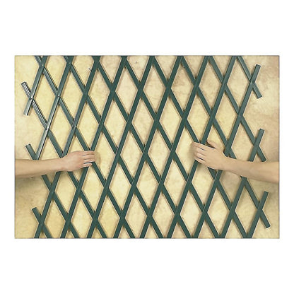 Trellis Plegable 1x2mt Verde Pvc_1