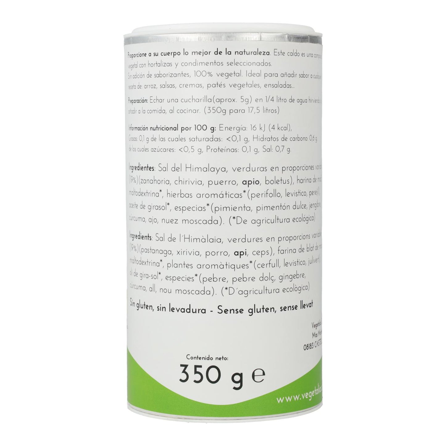 Caldo de Legumes Vegetalia 350gr