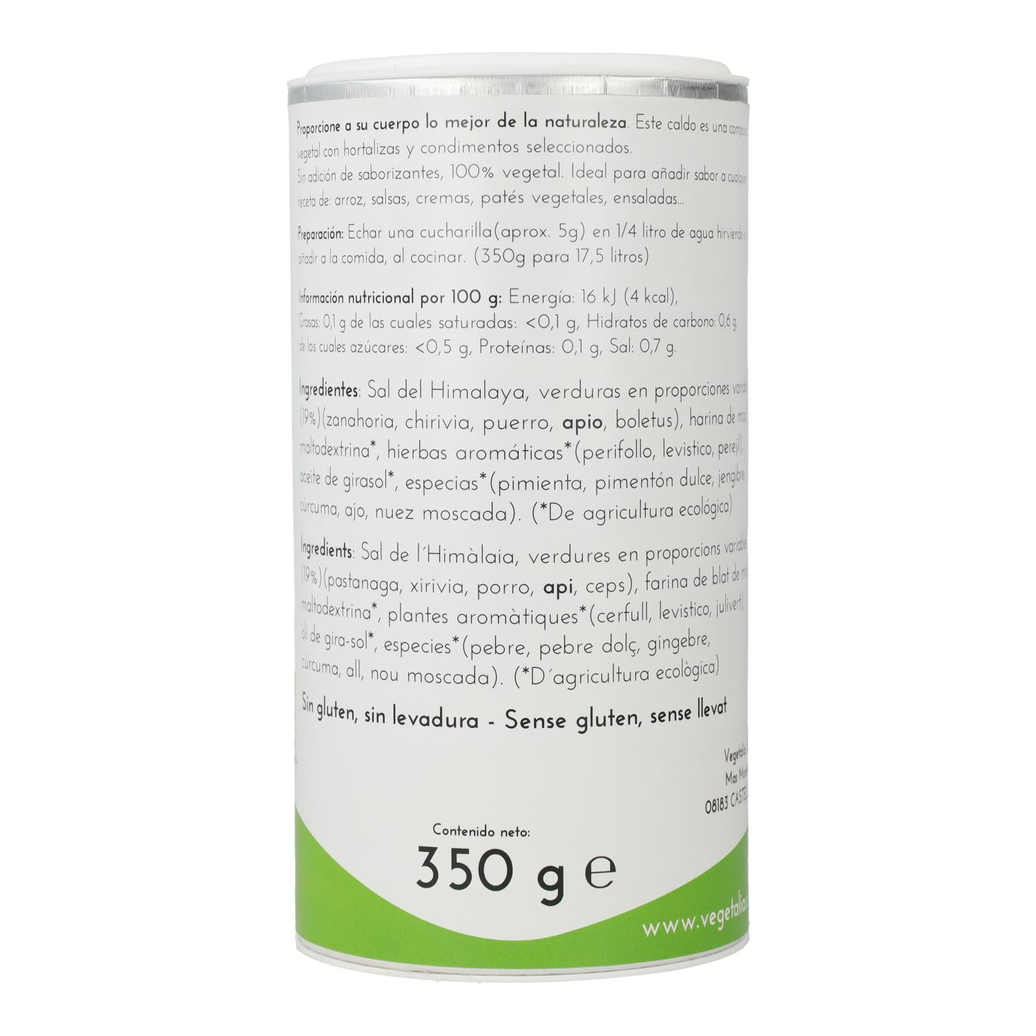 Caldo de Legumes Vegetalia 350gr