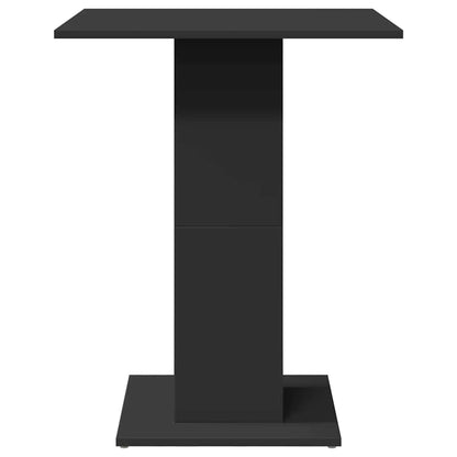 Mesa De Bistró De Madera Contrachapada Negro 60x60x75 Cm_3