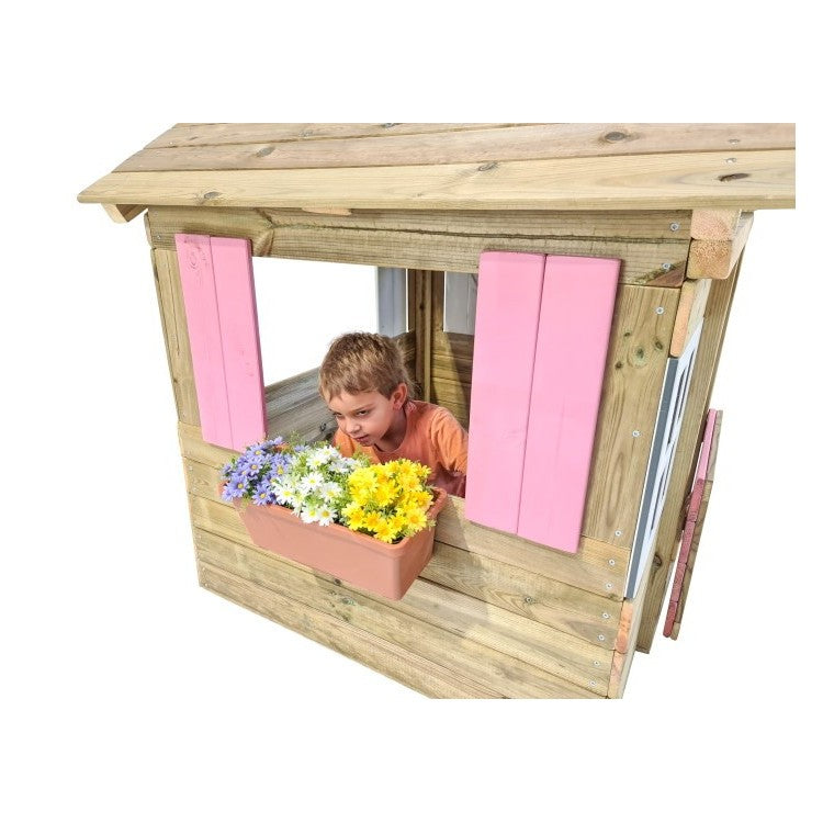Casita De Madera Masgames Lollipop Elevada Rosa._2