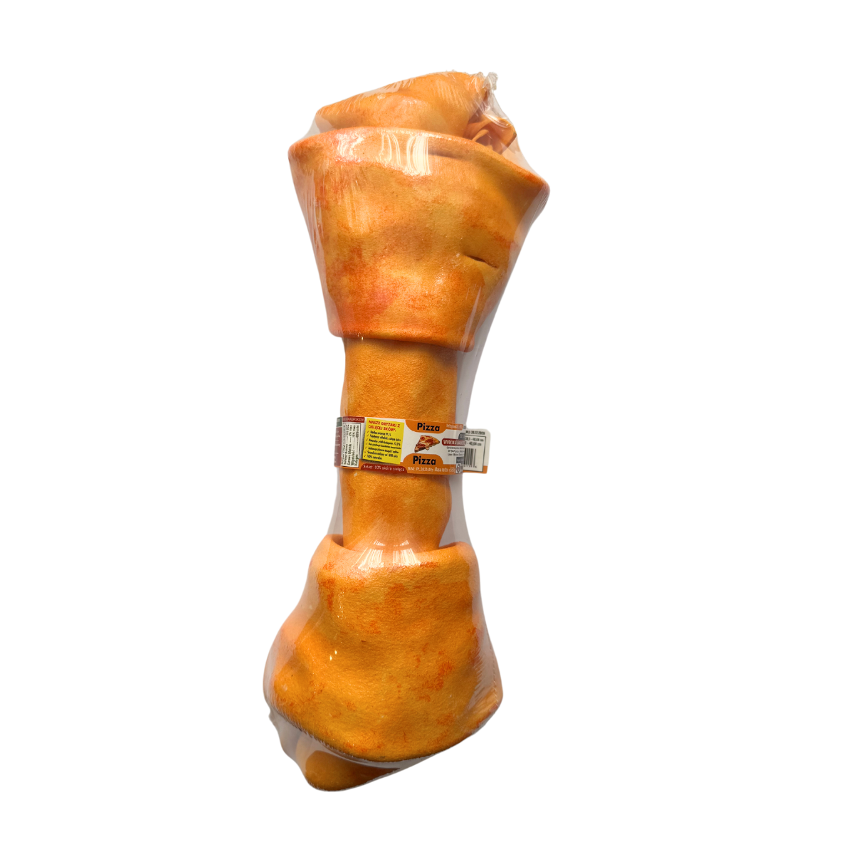 Lifebound - Hueso Masticable Natural De Cuero De Ternera En Forma De Hueso Con Sabor A Pizza - 4 Piezas - Tamaño: Xxl_0