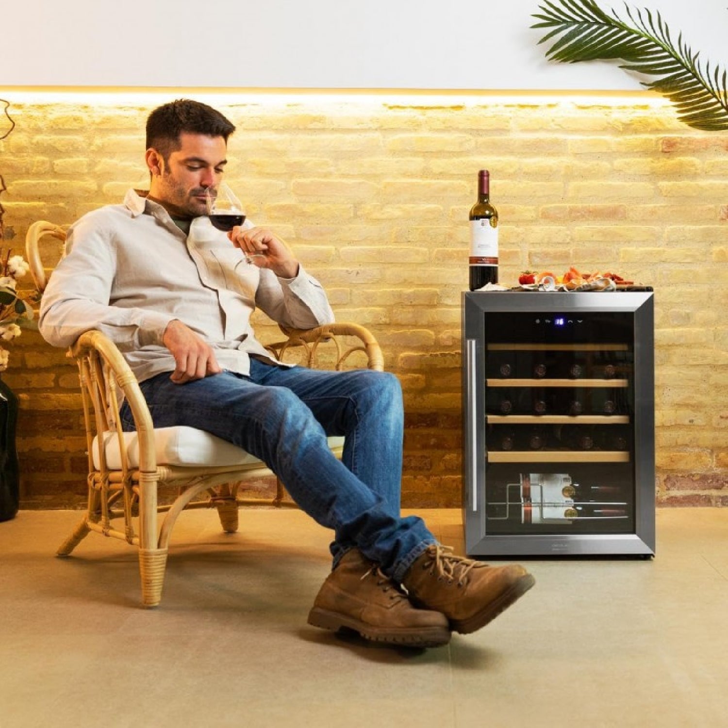 Cecotec Vinoteca Bolero Grandsommelier 2050 Inox Compressor_3
