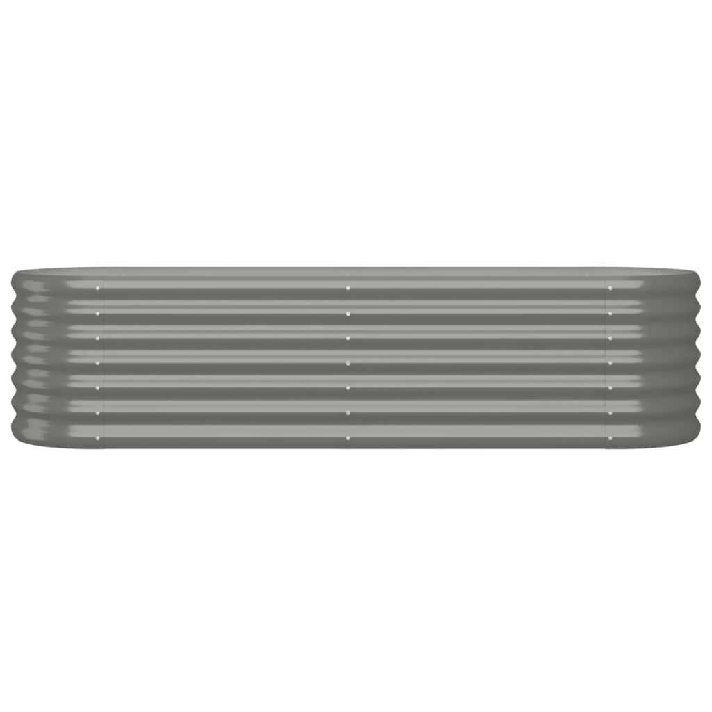 Jardinera De Acero Galvanizado Gris 152x40x36cm_2