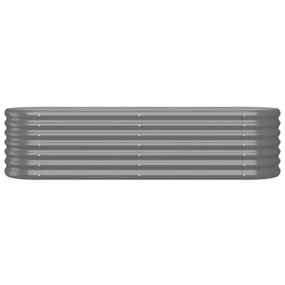 Jardinera De Acero Galvanizado Gris 152x40x36cm_2