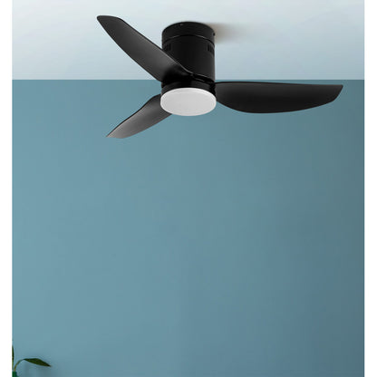 Ventilador Dc Borax 20w Negro 3aspas 6vel 3000-4000-6500k 2350lm Remoto, Memoria Y Temporizador 27x101x101cm_3