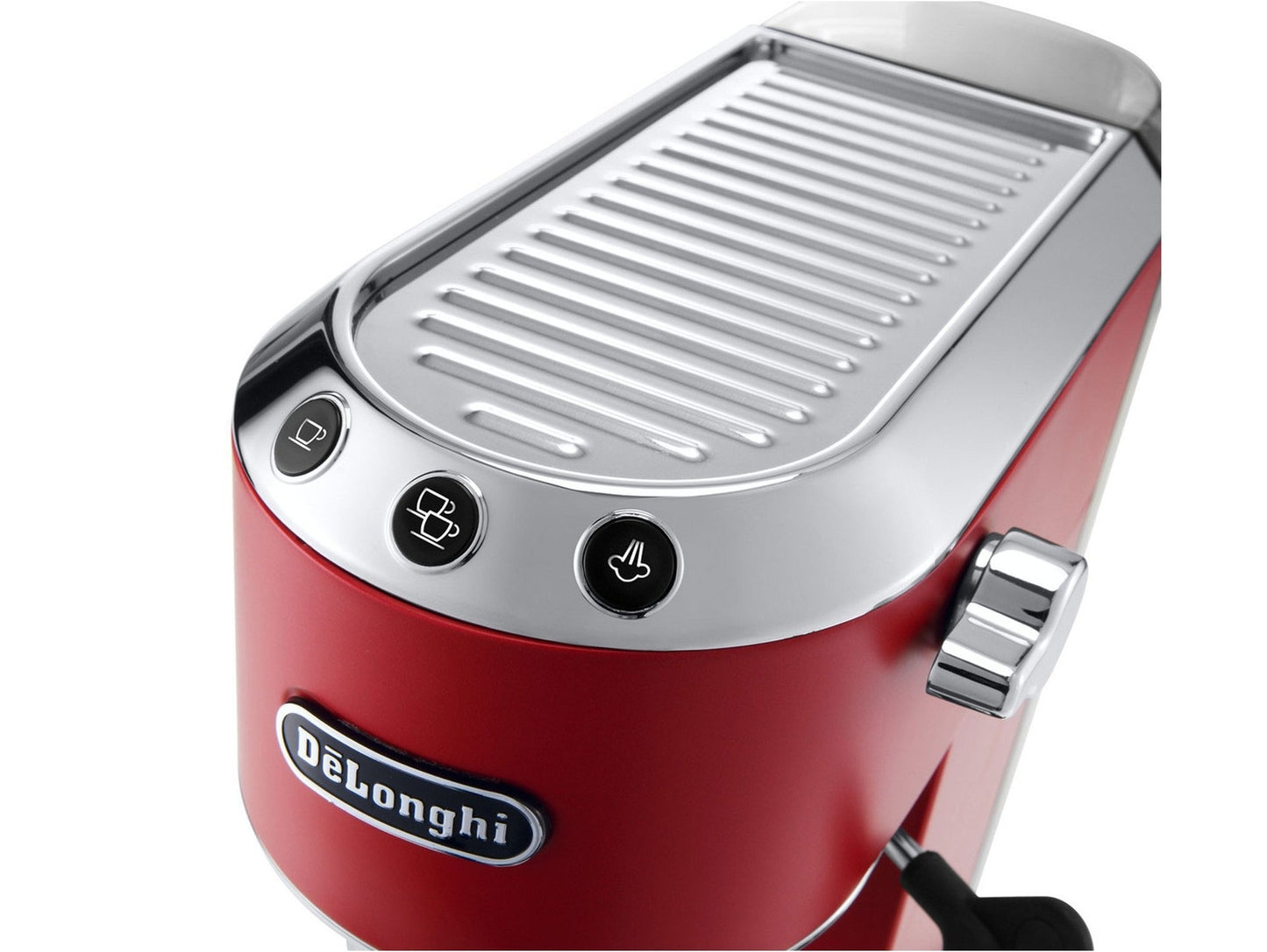 Máquina de café expresso e cappuccino manual Delonghi Dedica Style EC685.R vermelha