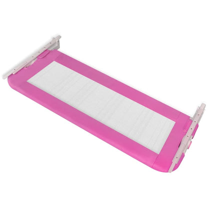 Barandilla De Seguridad Cama De Niño 2 Uds Rosa 102x42 Cm_4
