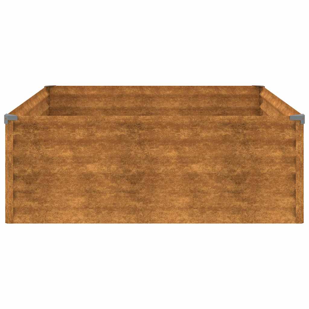 Jardinera Acero Corten 100x100x36 Cm_4