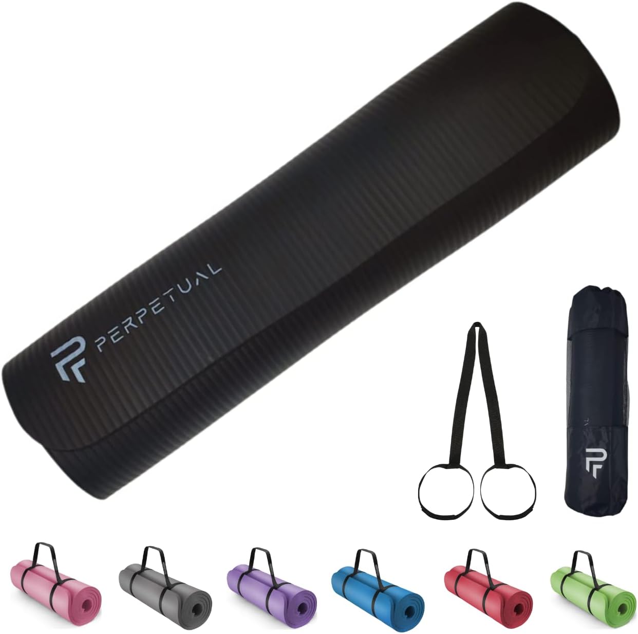 Esterilla De Gimnasia Perpetual Y Pilates 15mm - Esterilla Antideslizante - Con Asa Y Bolsa De Transporte_0