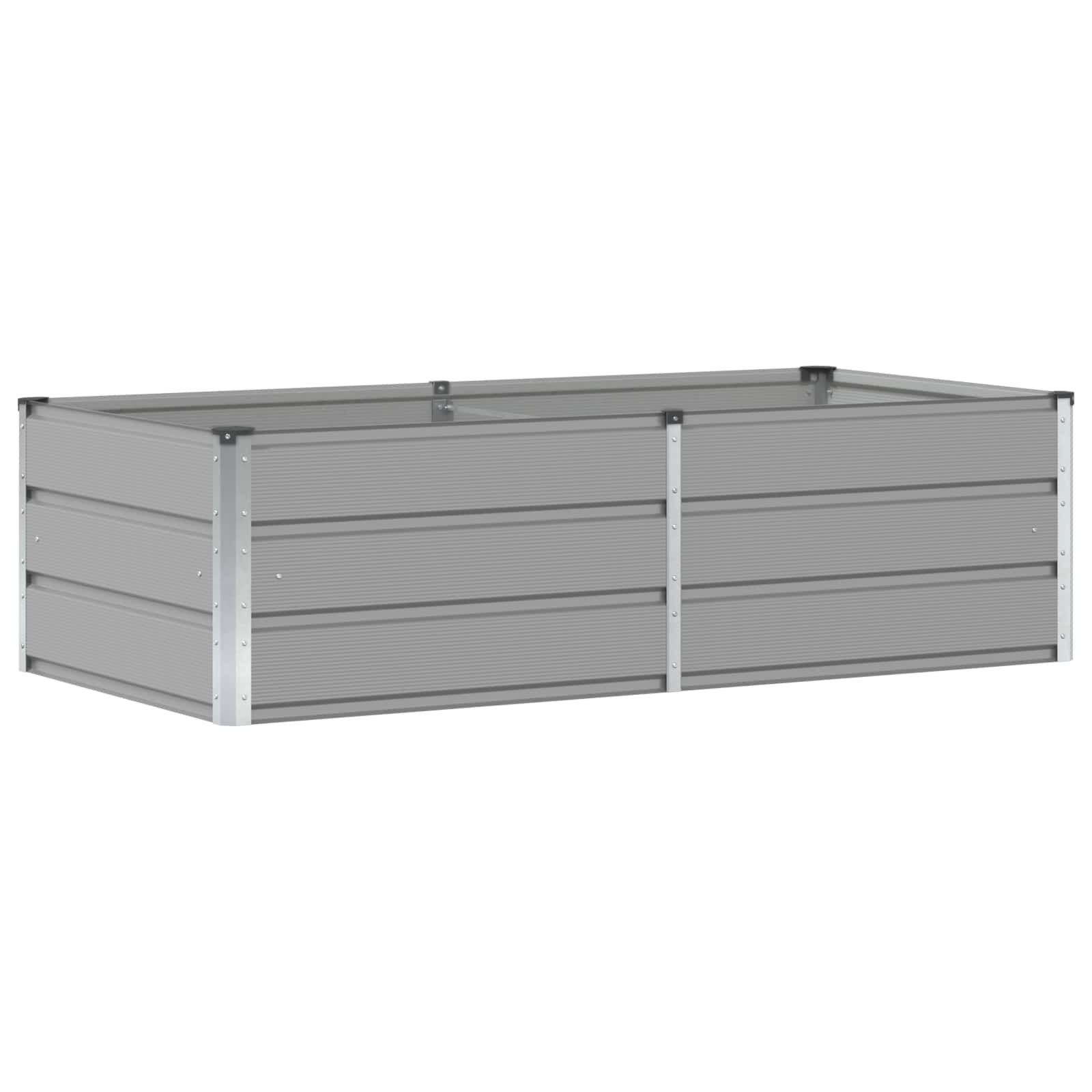 Jardinera Gris Claro 160 X 80 X 45 Cm Acero_0