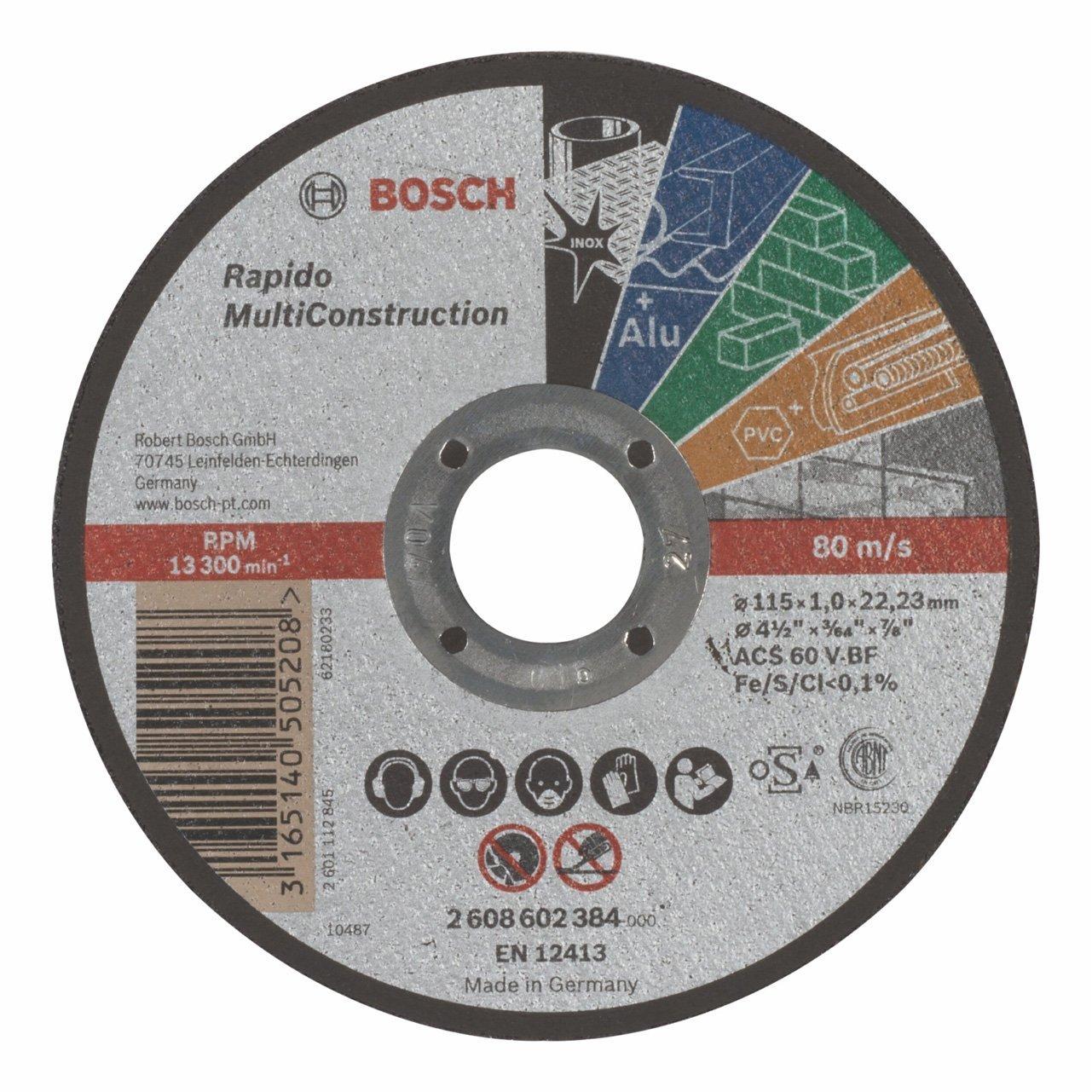 Disco de corte multi-material 115 mm