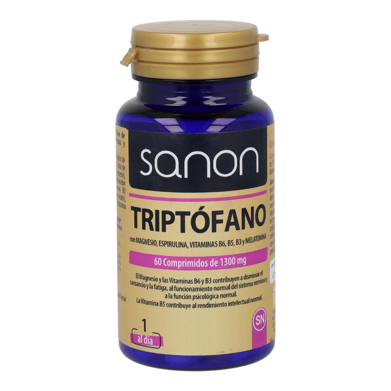 Triptófano SANON 60 cápsulas de 1300 mg