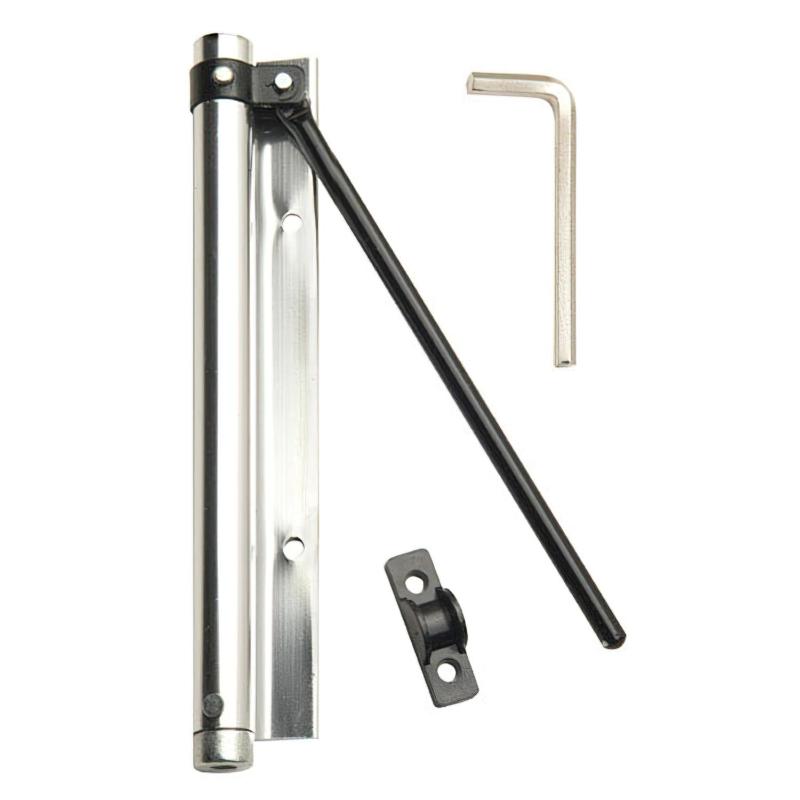 Muelle Puerta Wolfpack Aluminio Anodizado Plateado (blister 1 Pieza)_0