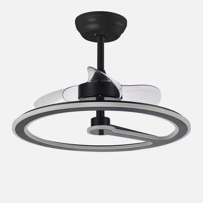 Ventilador 110w Dc Chom Negro 3 Aspas Transp. 46/66x62x62cm 6vel. 3 Colores C/remoto, Memoria Y Temporizador 9350lm_3