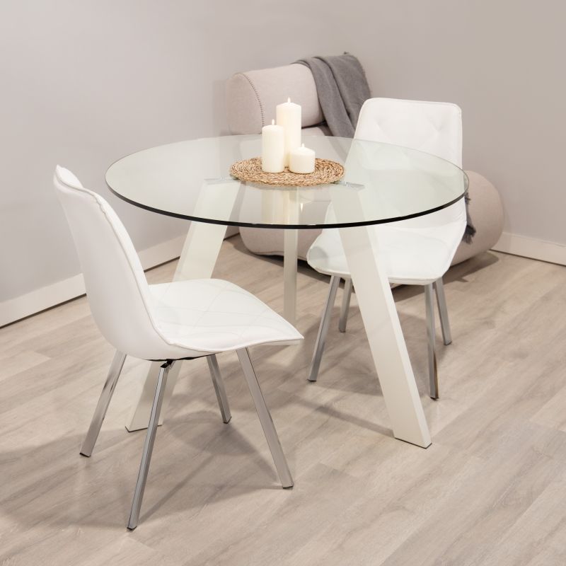 Pack 2 Sillas De Comedor Diamond Símil Piel_2
