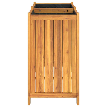 Jardinera Con Forro Madera Maciza De Acacia 84x42x75 Cm_5