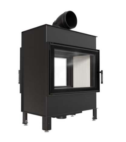 Bricosol Chimenea De Leña De Acero Kratki Lucy Túnel 14 Kw Ø 200_1