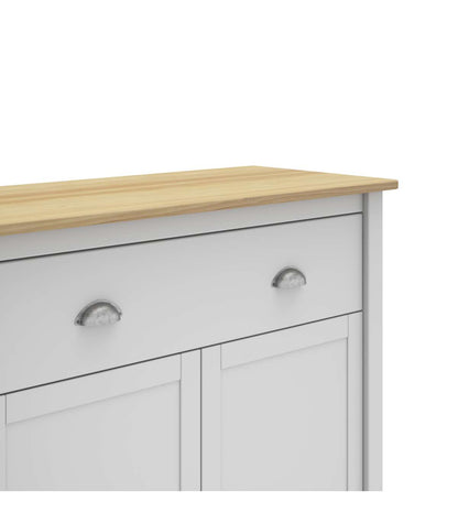 Mueble Auxiliar 2 Puertas 1 Cajón Modelo Miguel Acabado Blanco/roble. 110cm(alto) 90cm(an_3