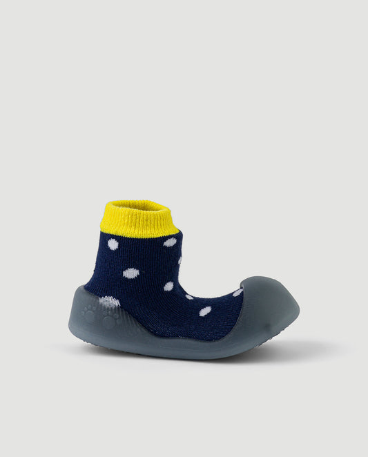 Zapatos De Bebé Que Cambian De Color Con La Luz Del Sol Polka Navy Bigtoes Chameleon Xl (22,5)_0