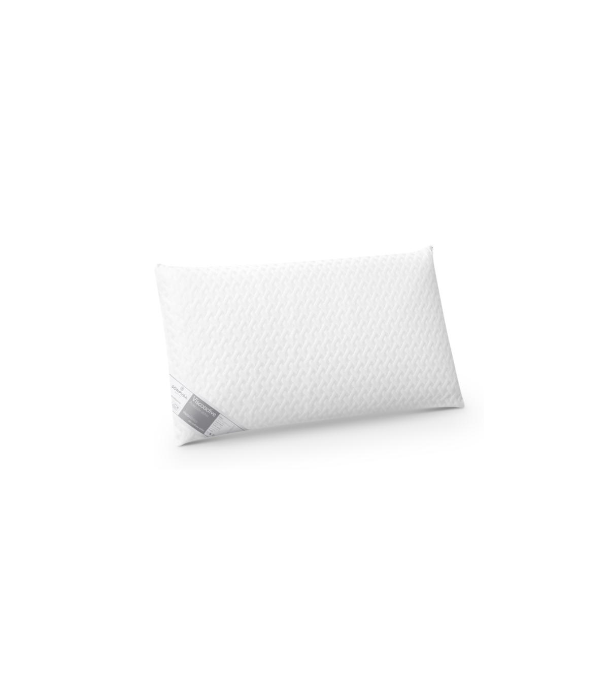 Almohada De Sonpura Viscoactive 100% Viscoelástica Con Carbono De 70x34.5x15cm De Grosor._0