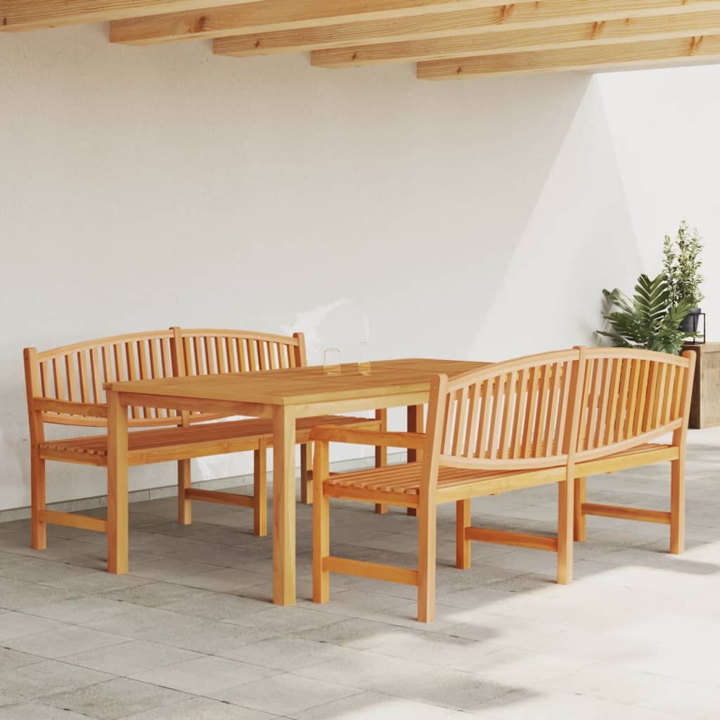 Vidaxl Juego De Comedor Para Jardín 3 Pzas Madera Maciza De Teca_1