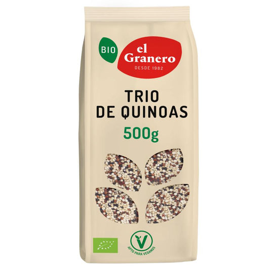 Trio de Quinoas Biológicas El Granero 500 g