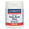 Ácido Fólico 100 comprimidos de 400 mcg, Lamberts