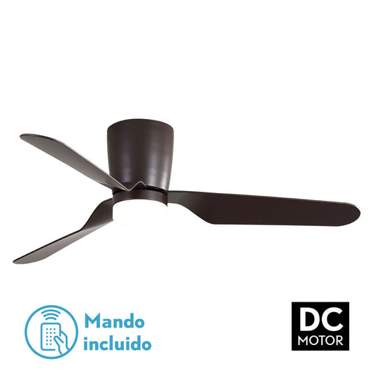 Ventilad 18w Dc Kochi Marron 3 Aspas Marron 5 Veloc. 3000k, 4000k, 6000k C/remoto Y Temporizador 132 D_0