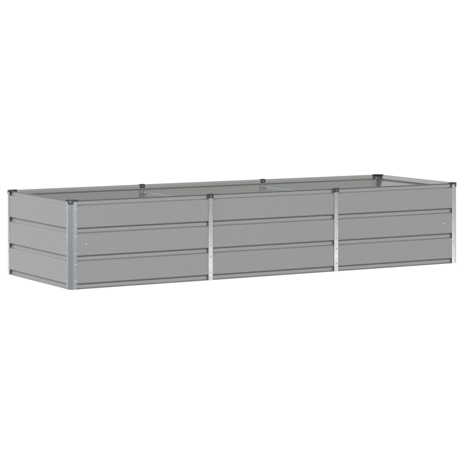 Jardinera Gris Claro 240 X 80 X 45 Cm Acero_0