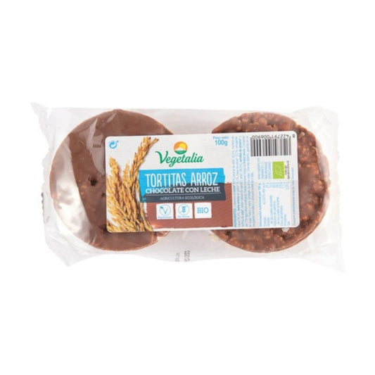 Bolinhos de Arroz com Chocolate de Leite Vegetalia 100 gr